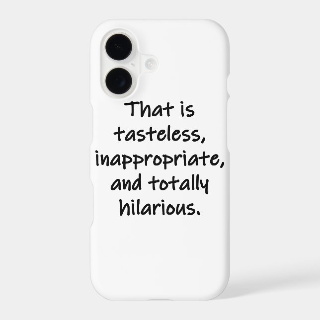 That is Tasteless (Back)