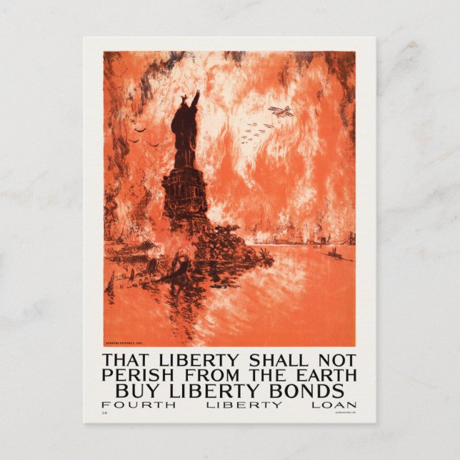 That liberty shall not perish from the earth WWI P Postcard (Front)