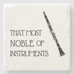 That Most Noble of Instruments - Clarinet Coaster