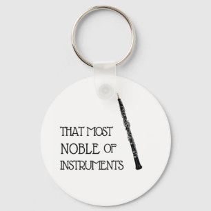 That Most Noble of Instruments - Oboe Keychain