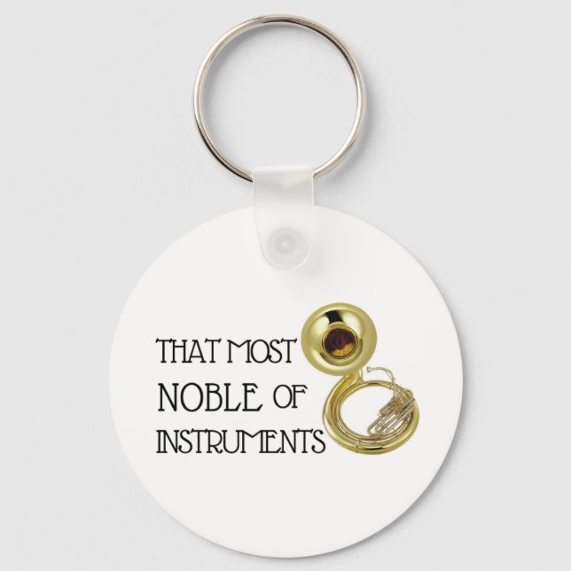 That Most Noble of Instruments - Sousaphone Keychain (Front)