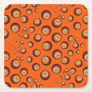 That Retro feel, share one. Square Paper Coaster