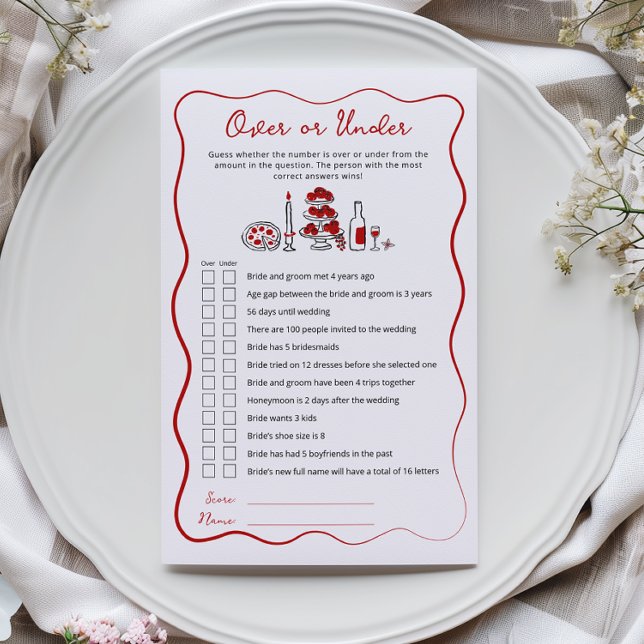 That’s Amore Bridal Shower Over or Under game (Creator Uploaded)