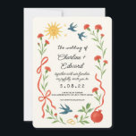 That’s Amore Funky Drawing Handwritting Wedding  Invitation<br><div class="desc">Hand Drawn Funky Drawing Handwritting Wedding</div>