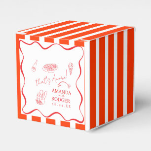 That’s Amore Italian Doodles Wedding  Favor Box
