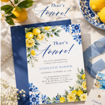 That’s Amore Italian Lemon Bridal Shower