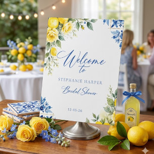 That’s Amore Italian Lemon Bridal Shower  Pedestal Sign