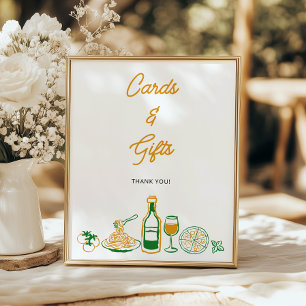 That’s Amore Rustic Italian Cards and Gifts Poster