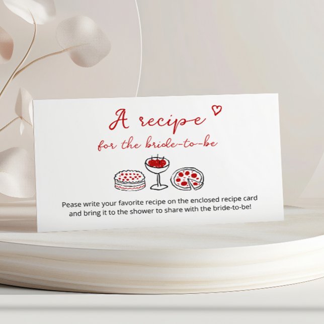That’s Amore Whimsical Italian Red Share a Recipe  Enclosure Card (Creator Uploaded)
