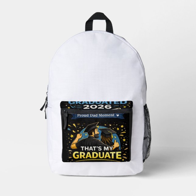 That’s My Graduate Printed Backpack (Front)