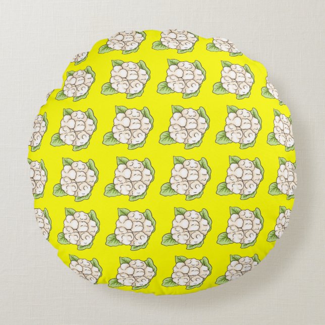 That’s Un-Cauliflowered For Round Pillow (Front)