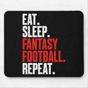 That Says eat Sleep Fantasy Football Repeat' Mouse Pad