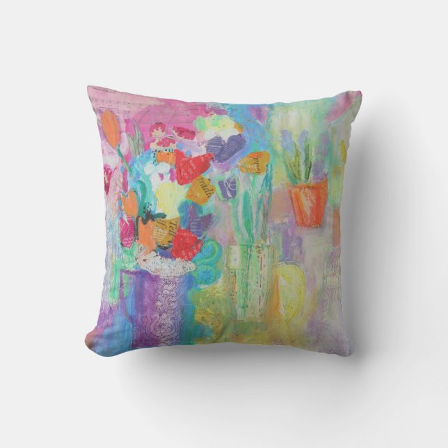 That Springtime Feeling 2014 Throw Pillow (Front)
