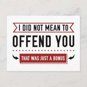 That Was Just A Bonus Postcard