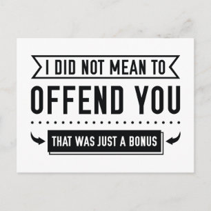 That Was Just A Bonus Postcard