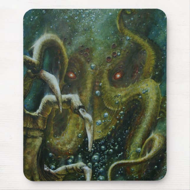 That which is not dead may eternal lie, and with s mouse pad (Front)