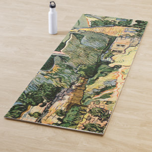 Thatched Cottages at Cordevill Vincent  van Gogh   Yoga Mat