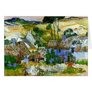 Thatched Cottages by a Hill Van Gogh Fine Art