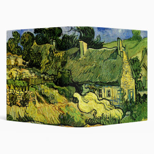 Thatched Cottages, Cordeville by Vincent van Gogh Binder