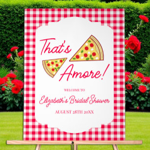 That's Amore Bridal Shower Acrylic Sign
