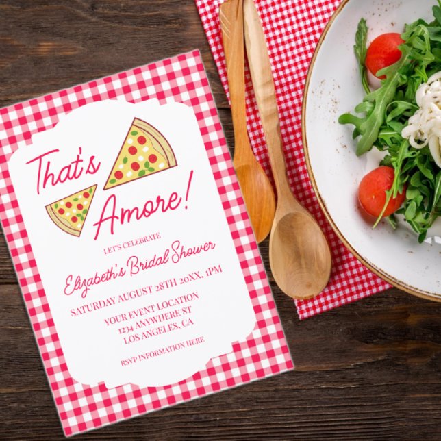 That's Amore Bridal Shower Invitation (Creator Uploaded)