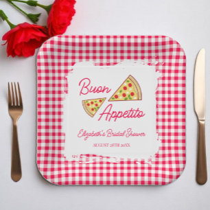 That's Amore Bridal Shower Paper Plate