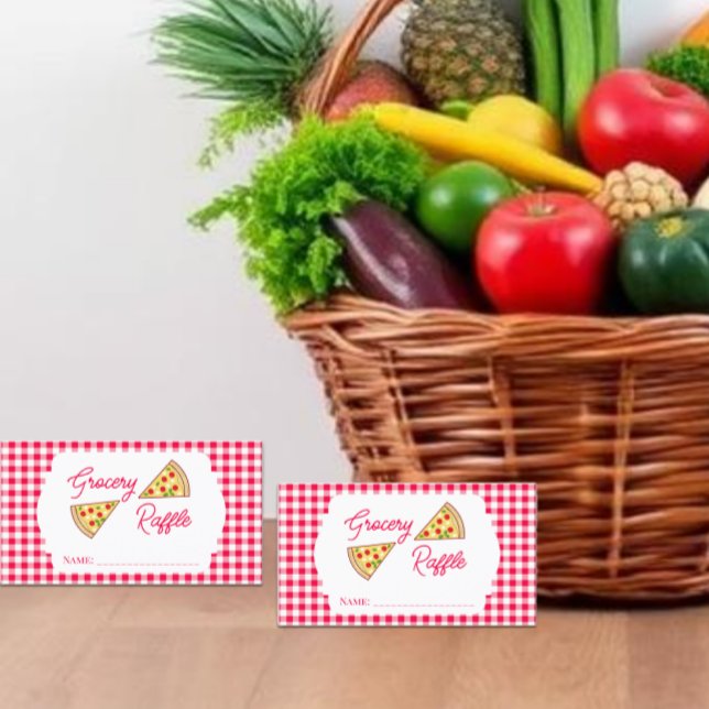 That's Amore Bridal Shower Raffle Ticket Enclosure Card (Creator Uploaded)