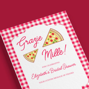 That's Amore Bridal Shower Thank You Card