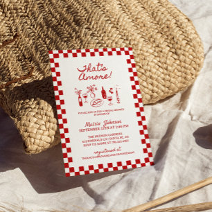 That's Amore Italian Bridal Shower Invitation