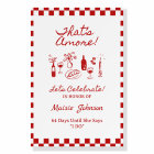 That's Amore Italian Bridal Shower Sign
