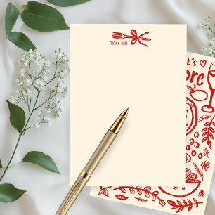 That's Amore Italian Food CUSTOM Bridal SHower  Thank You Card