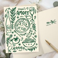 That's Amore Italian Food CUSTOM Bridal SHower 