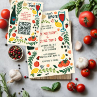 That's Amore Italian Food CUSTOM Wedding QR code