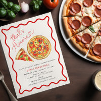 Thats Amore Italian Pizza Party Bridal Shower