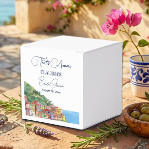 That's Amore Italian Riviera Bridal Shower Favor Box
