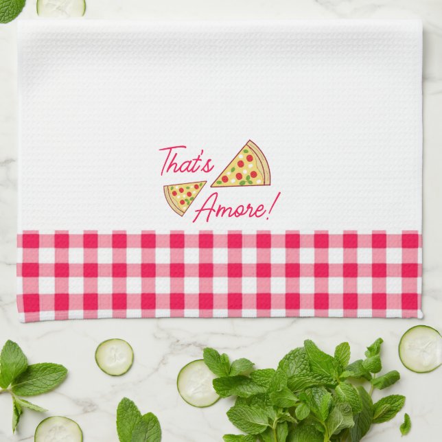 That's Amore Kitchen Towel (Folded)