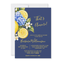 That's Amore Mediterranean Lemon Bridal Shower