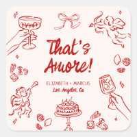 That's Amore! Red Italian Engagement