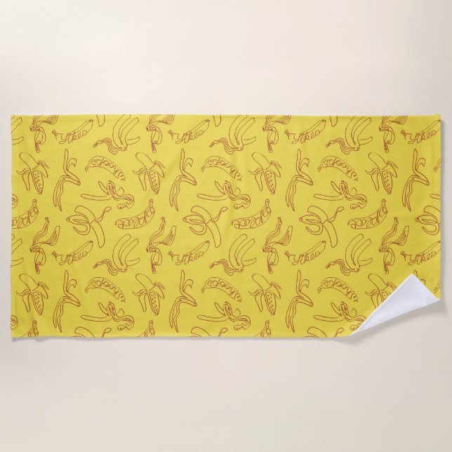 That's Bananas Beach Towel (Front)