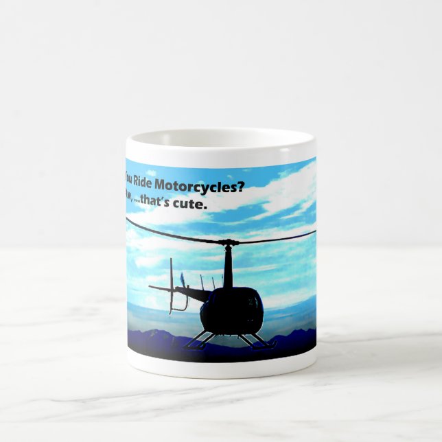 That's Cute Helicopter Coffee Mug (Center)