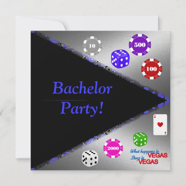 THATS HOW I ROLL BACHELOR PARTY INVITATION (Front)