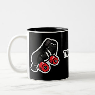 Thats how I roll quadskate edition Two-Tone Coffee Mug