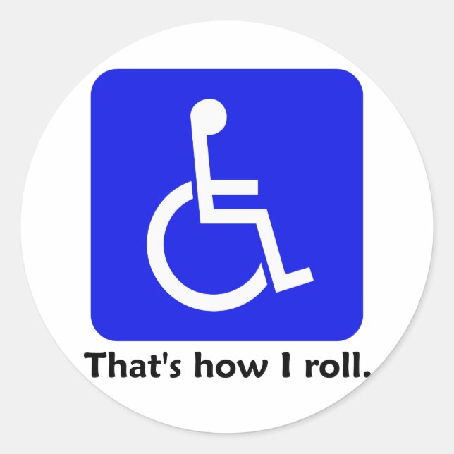 That's how I roll. Sticker (Front)