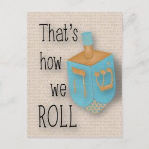 That's How We Roll Postcard