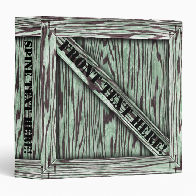 That's just Crate! - Green Wood - Binder (Front/Spine)