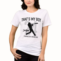 That's My Boy Baseball Mom T-Shirt, Tball Mom Tee