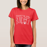 THAT'S MY BULLDOG! Football Mom Fan Jersey Number