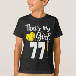 That's My Girl Number #77 Softll Number 77  T-Shirt