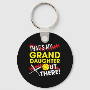 That's My Grand Daughter Out There Funny Softll Gr Keychain