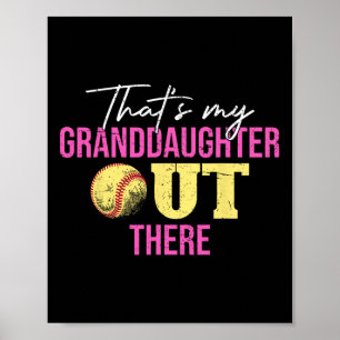 Thats My Granddaughter Out There Grandparents Soft Poster
